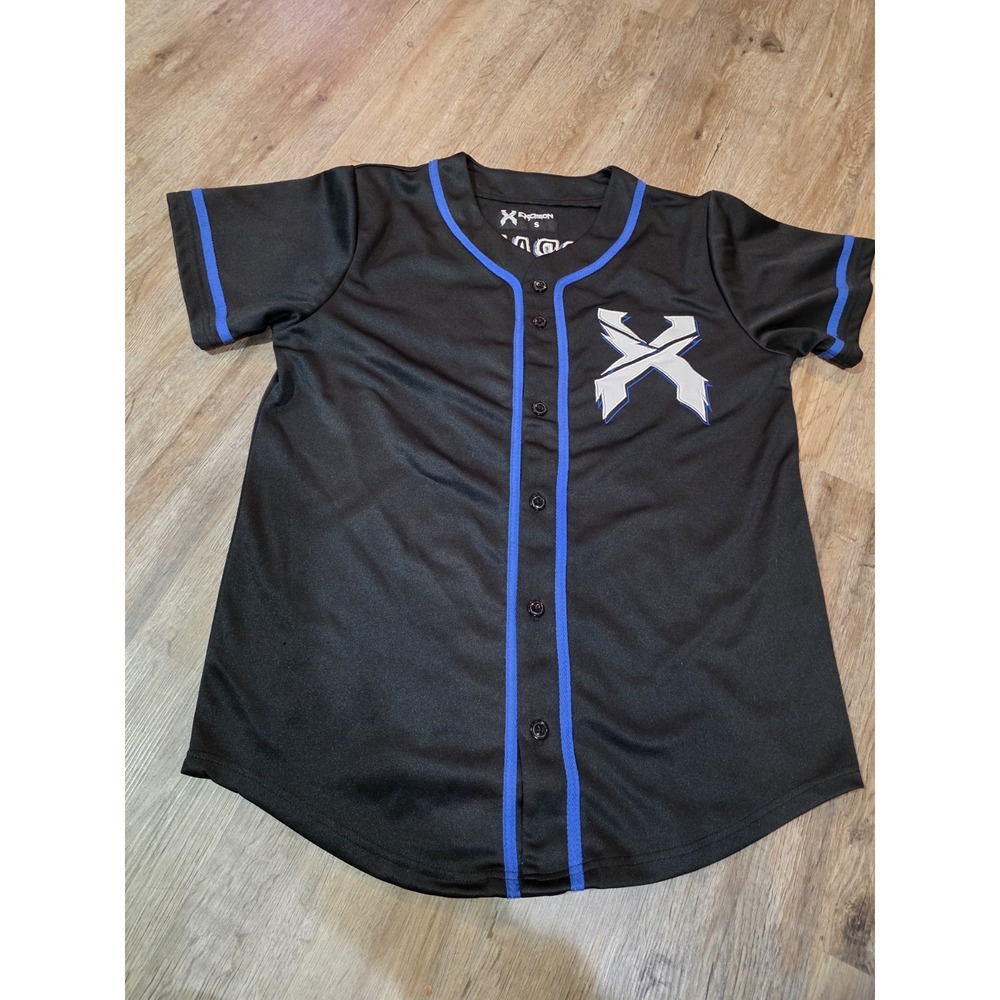 Excision Headbanger Baseball Jersey Men S Black Rave Festival EDM DJ Headbanger